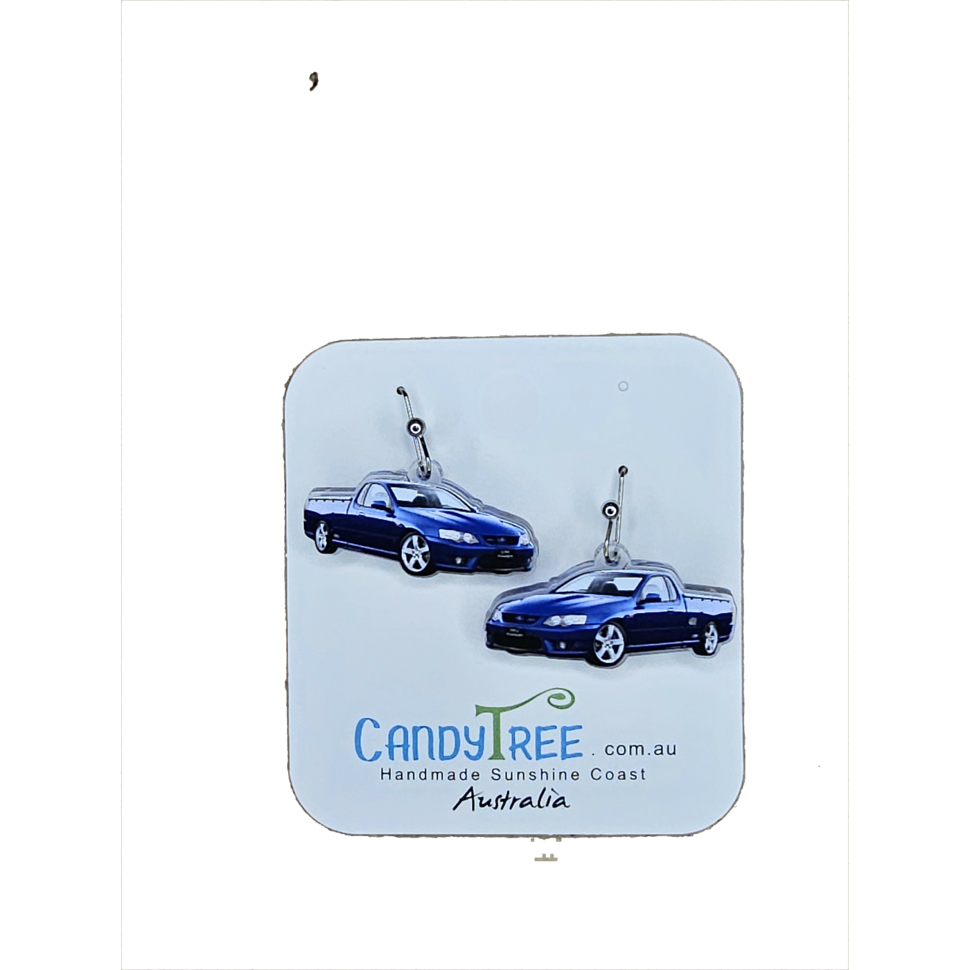 Blue Ute Dangle Earrings